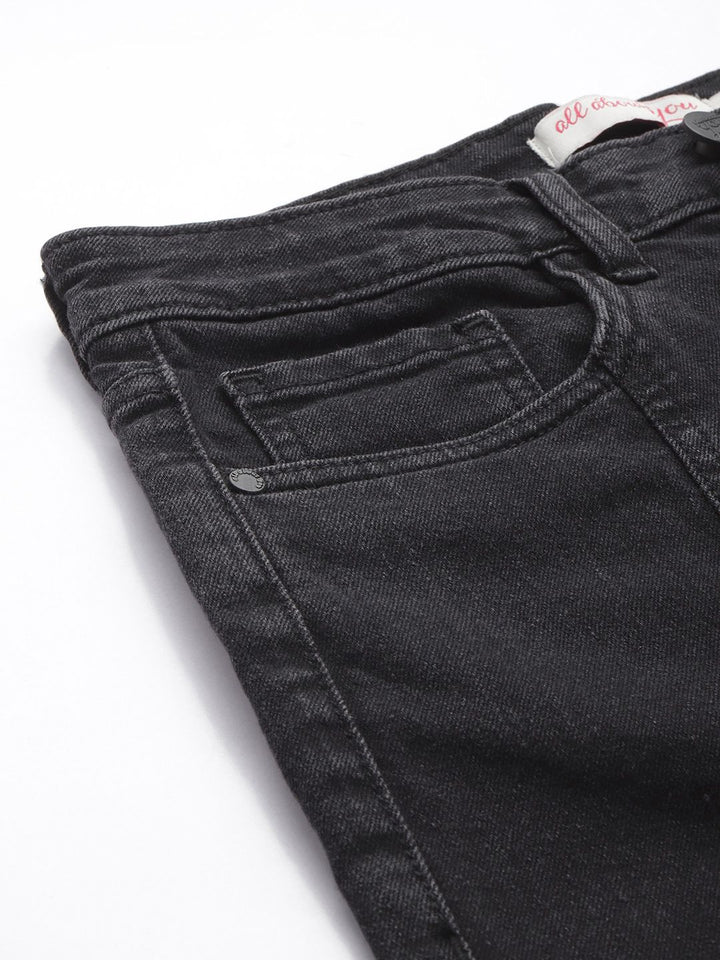 all about you Women Straight Fit High-Rise Light Fade Stretchable Jeans