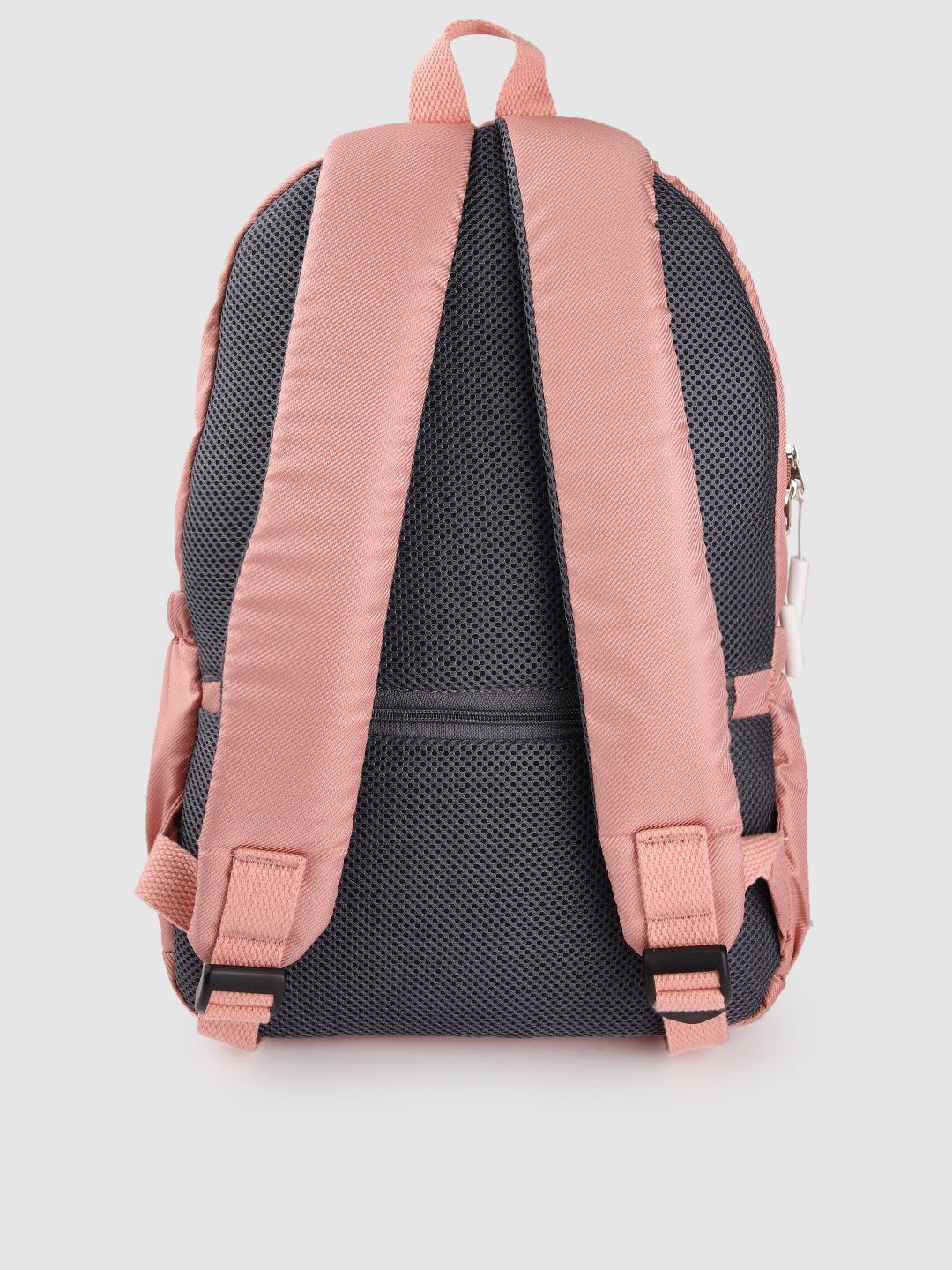 Lino Perros Women Striped Medium-Sized Backpack with Laptop Compartment 21L