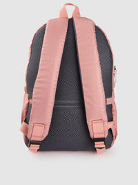 Lino Perros Women Striped Medium-Sized Backpack with Laptop Compartment 21L