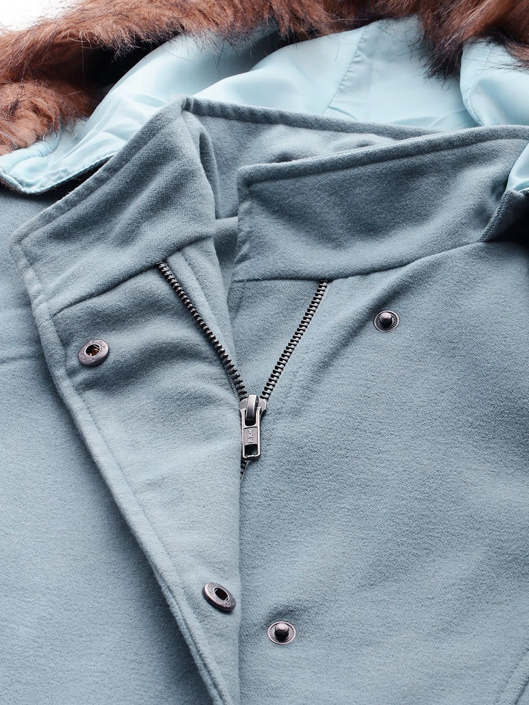 all about you Single-Breasted Parka Coat