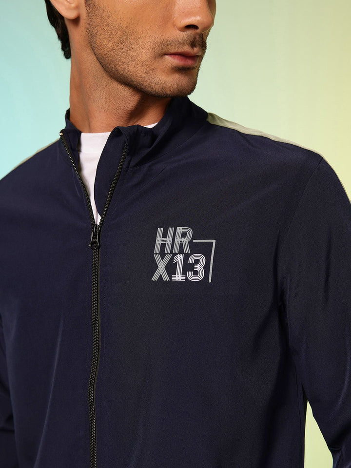 HRX by Hrithik Roshan Colourblocked Rapid Dry Running Tracksuit