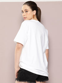 Dillinger Women Oversized Printed Tshirt