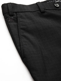 Raymond Men Checked Slim Fit Formal Trousers