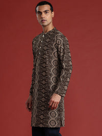 Anouk Men Ethnic Motifs Printed Pure Cotton Kurta