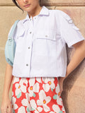 DressBerry Utility Chic Hem with Toggle Shirt