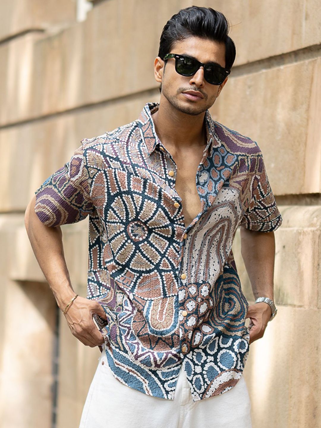 Powerlook Men Printed Casual Shirt