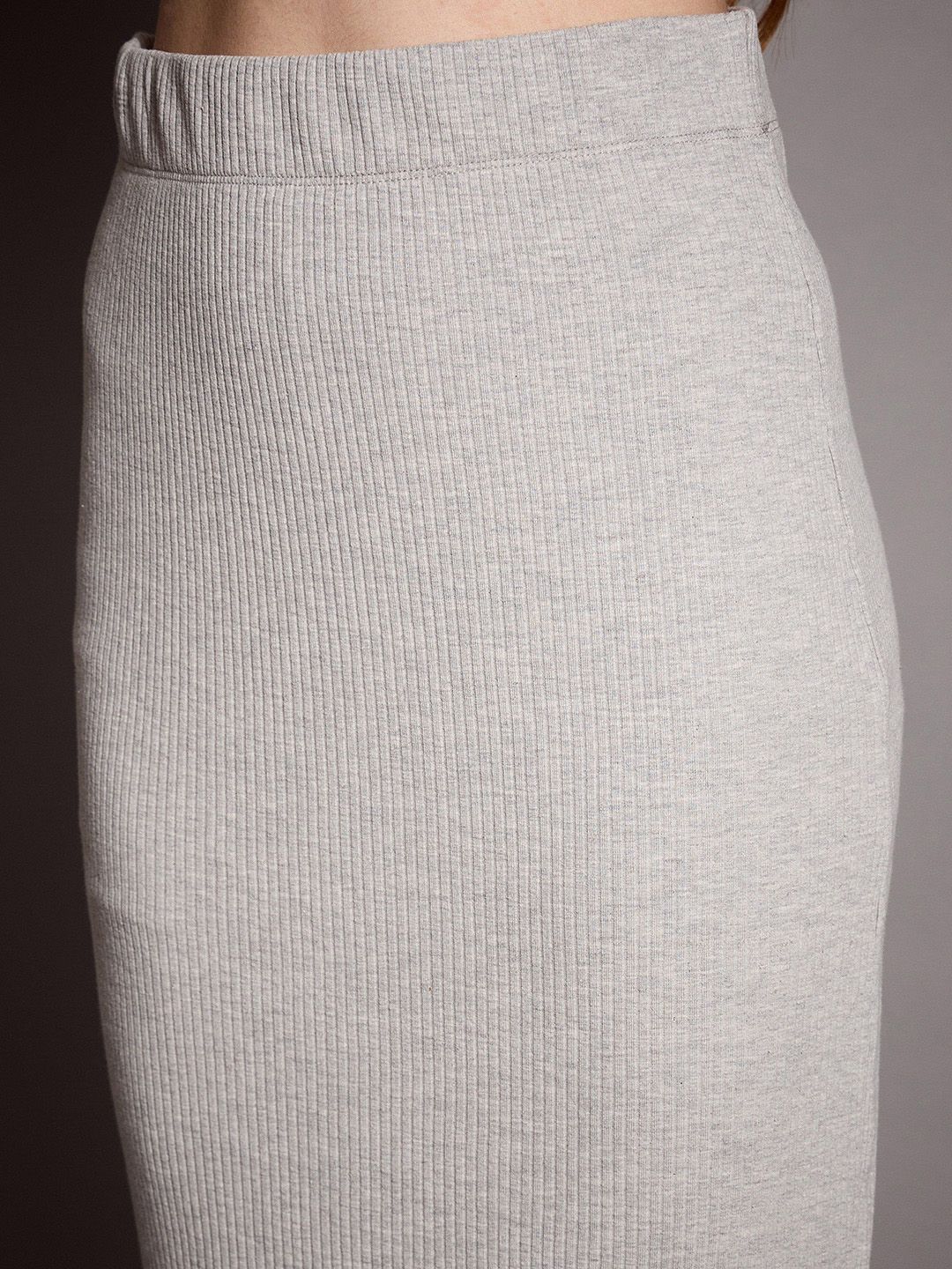 SASSAFRAS BASICS Ribbed Pencil Skirt