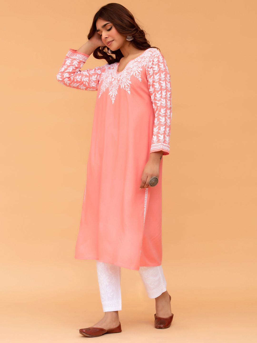 HOUSE OF KARI Women Chikankari Kurta