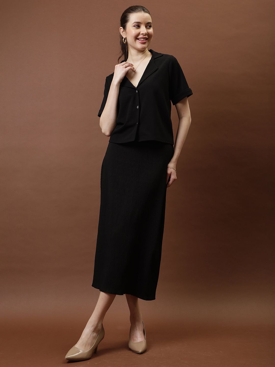 Athena Scuba Shirt Style Top