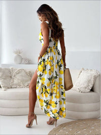 all about you Women Floral Print Fit & Flare Maxi Dress