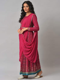 W Ethnic Motifs Maxi Dress