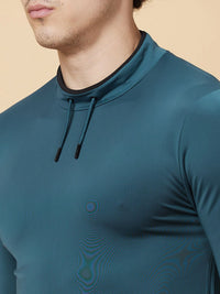 Being Human Men Henley Neck Pockets T-shirt