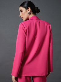 SASSAFRAS worklyf Shawl Collar Comfort Fit Front Open Blazer