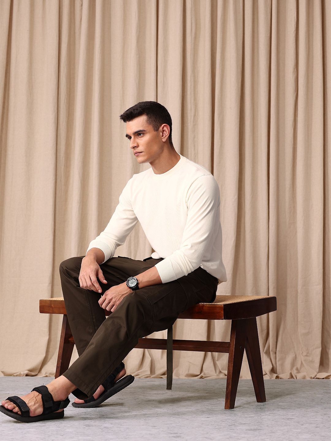 Mr Bowerbird Round Neck Tailored Pullover Sweater