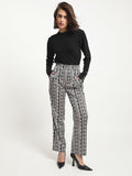 RAREISM Women Geometric Printed Trousers