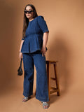SASSAFRAS Curve Top With Jeans Co-Ords