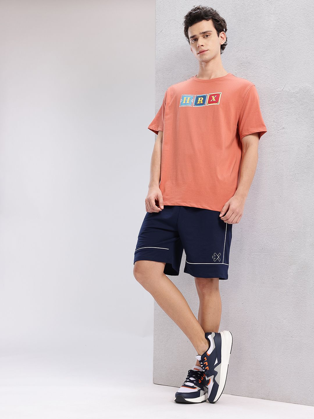 HRX by Hrithik Roshan Typography Printed T-shirt