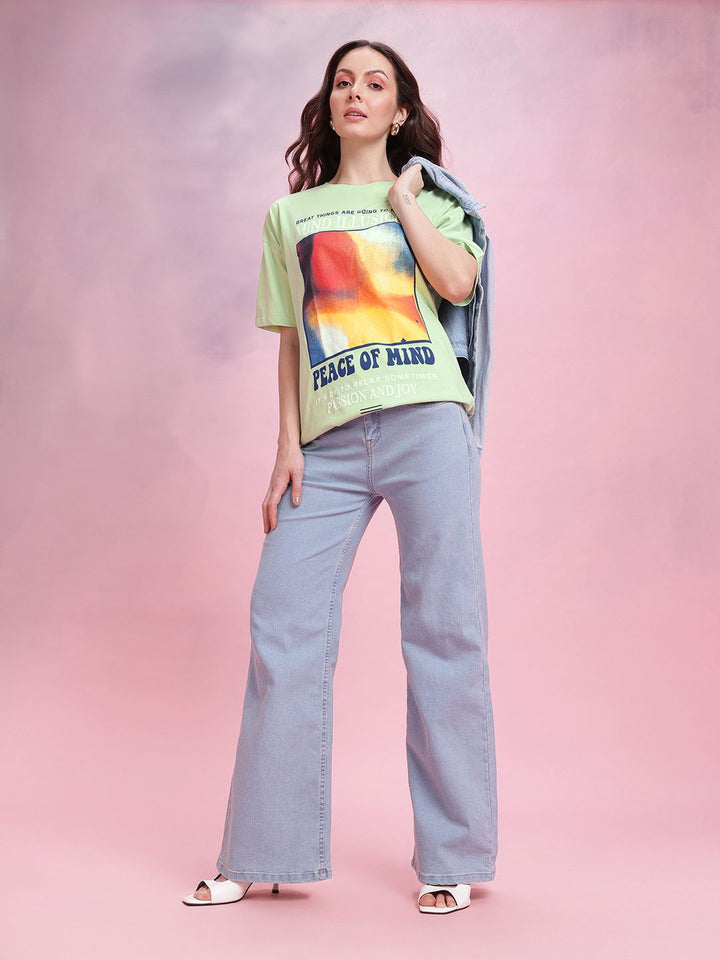 DressBerry Graphic Print Relaxed Pure Cotton T-shirt