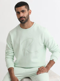 RARE RABBIT Men East Round Neck Sweatshirt