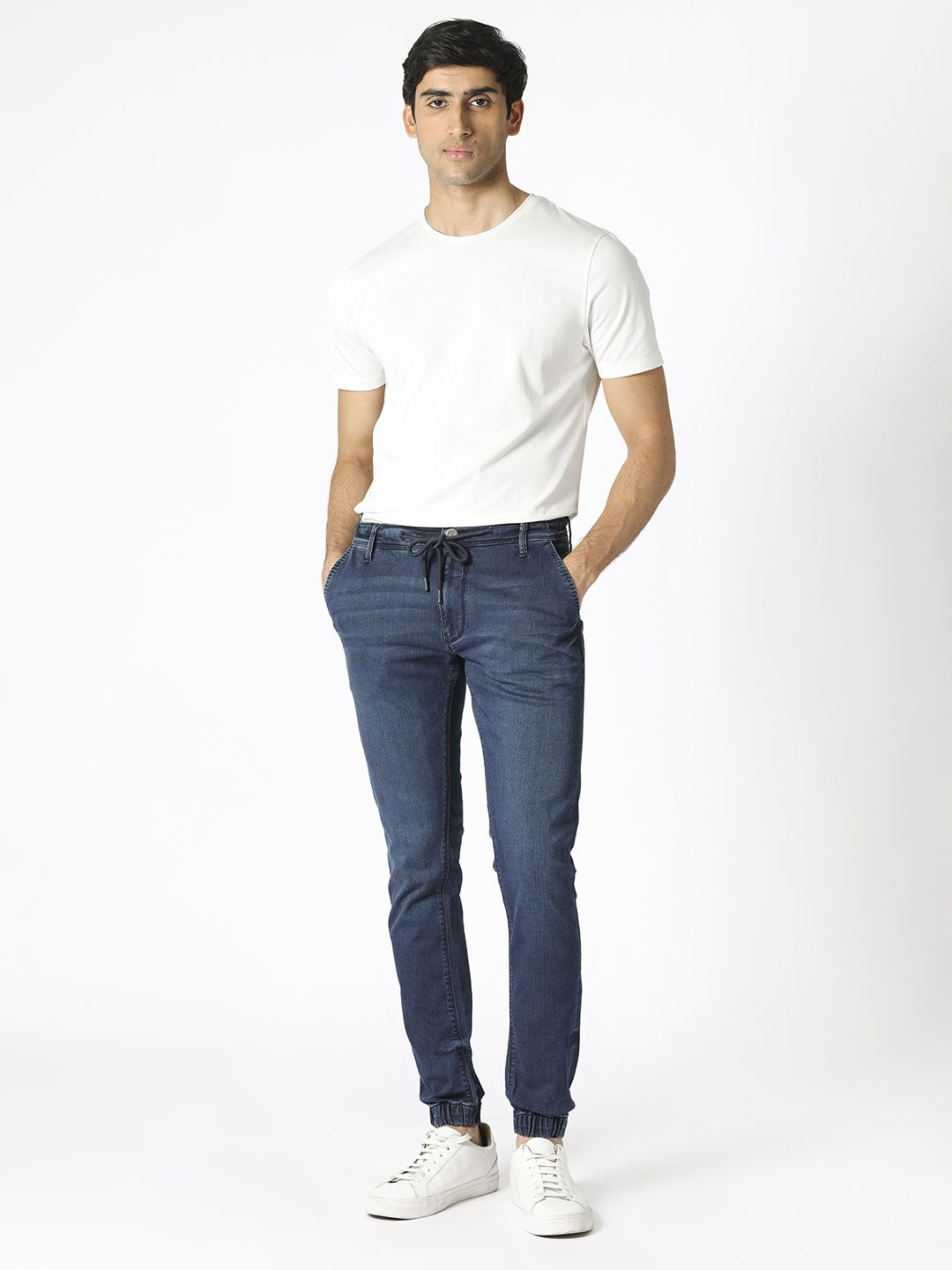 RARE RABBIT Men Higg Slim Fit Cotton Joggers