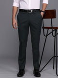 Raymond Men Textured Slim Fit Formal Trousers