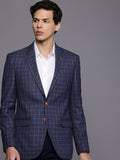 Raymond Checked Single-Breasted Contemporary Fit Formal Blazer