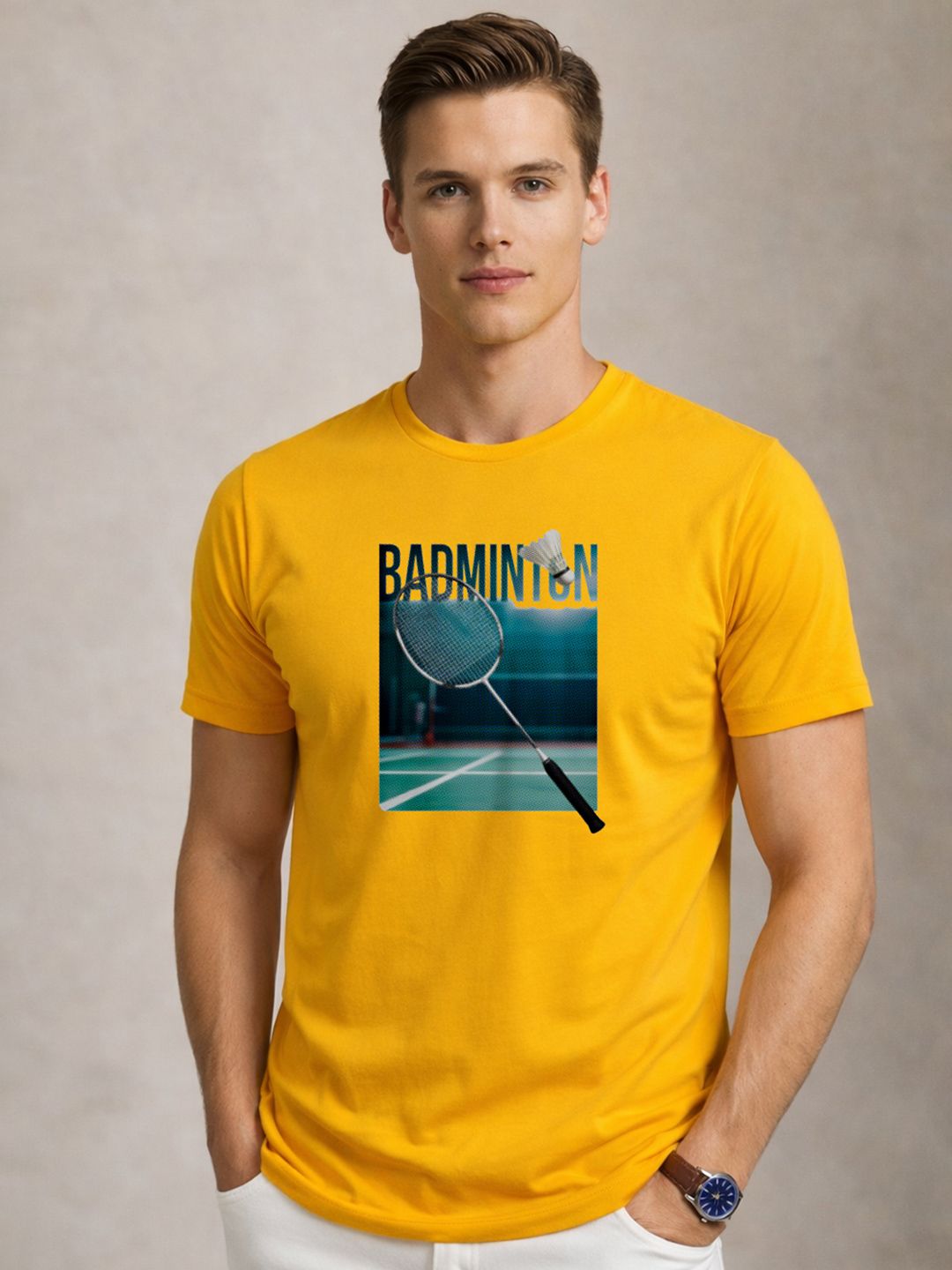 ADRO Men Sports Printed T-shirt