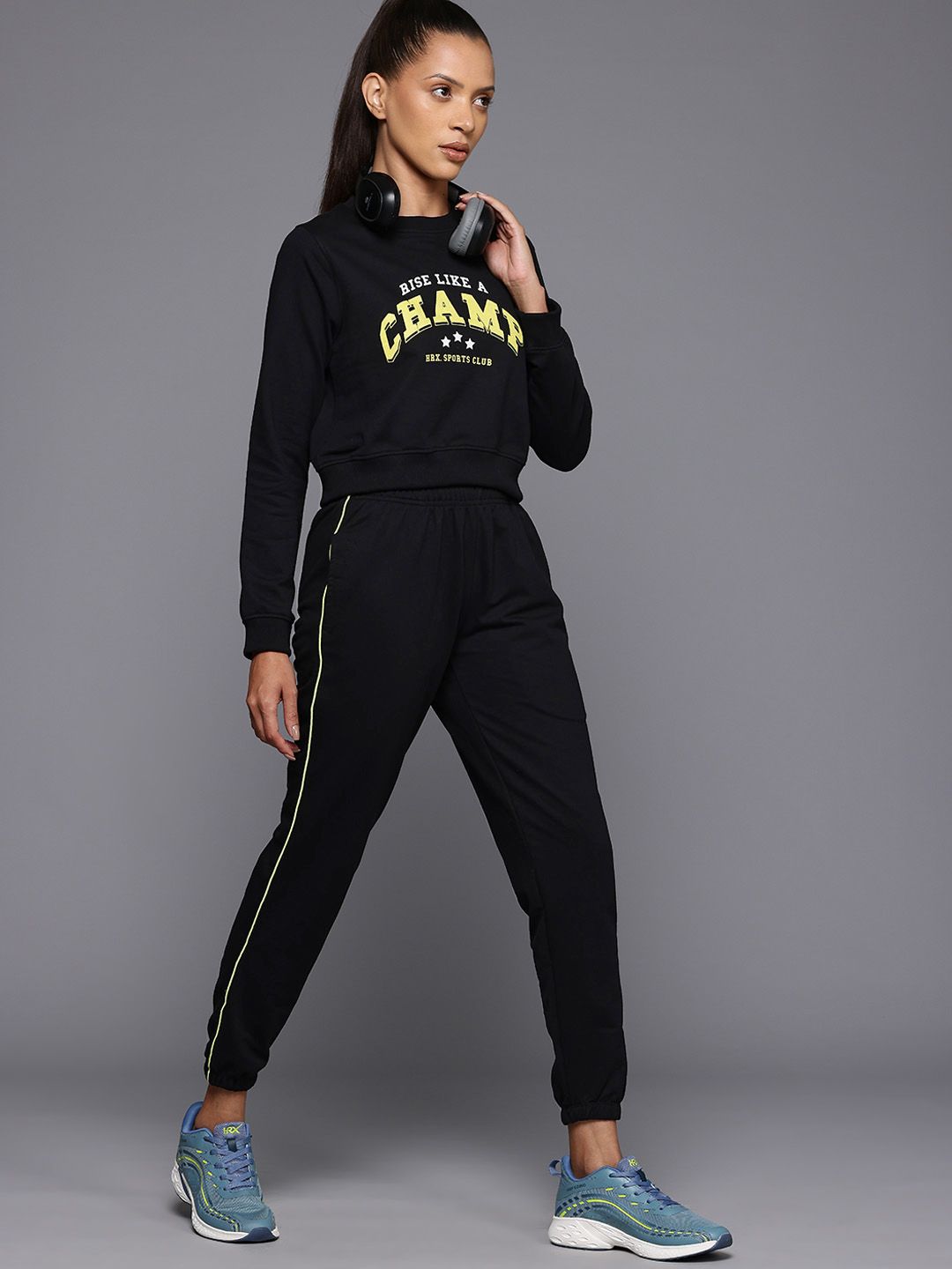 HRX by Hrithik Roshan Women Printed Lifestyle Tracksuit