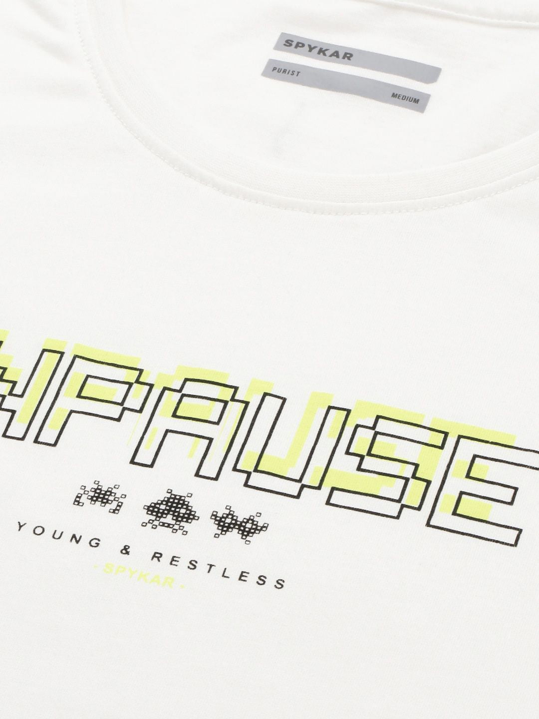 SPYKAR Men Typography Printed Round Neck T-shirt