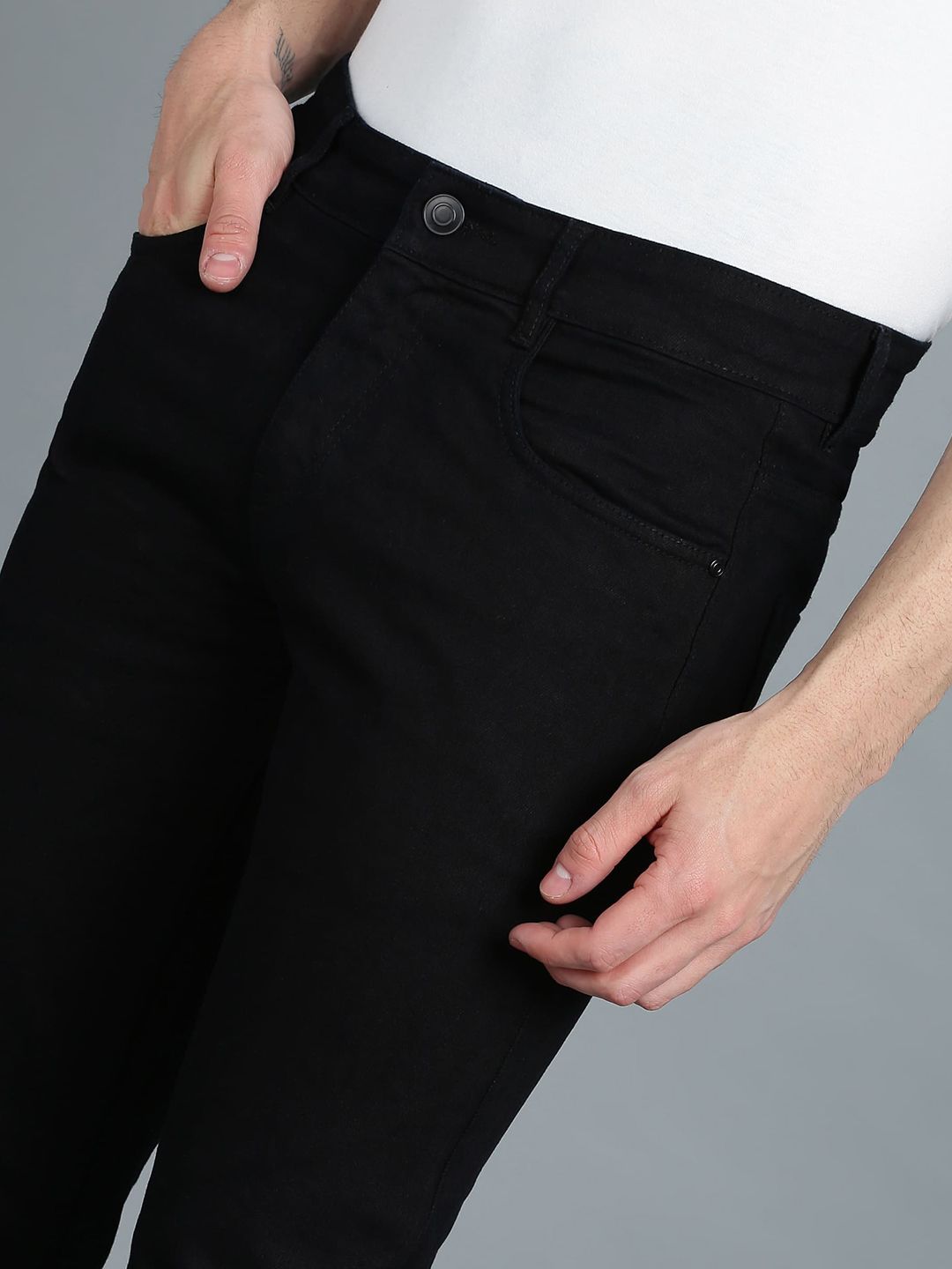 Urbano Fashion Men Mid-Rise Regular Fit Stretchable Jeans