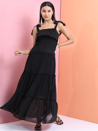 Tokyo Talkies Tiered Fit And Flare Dress