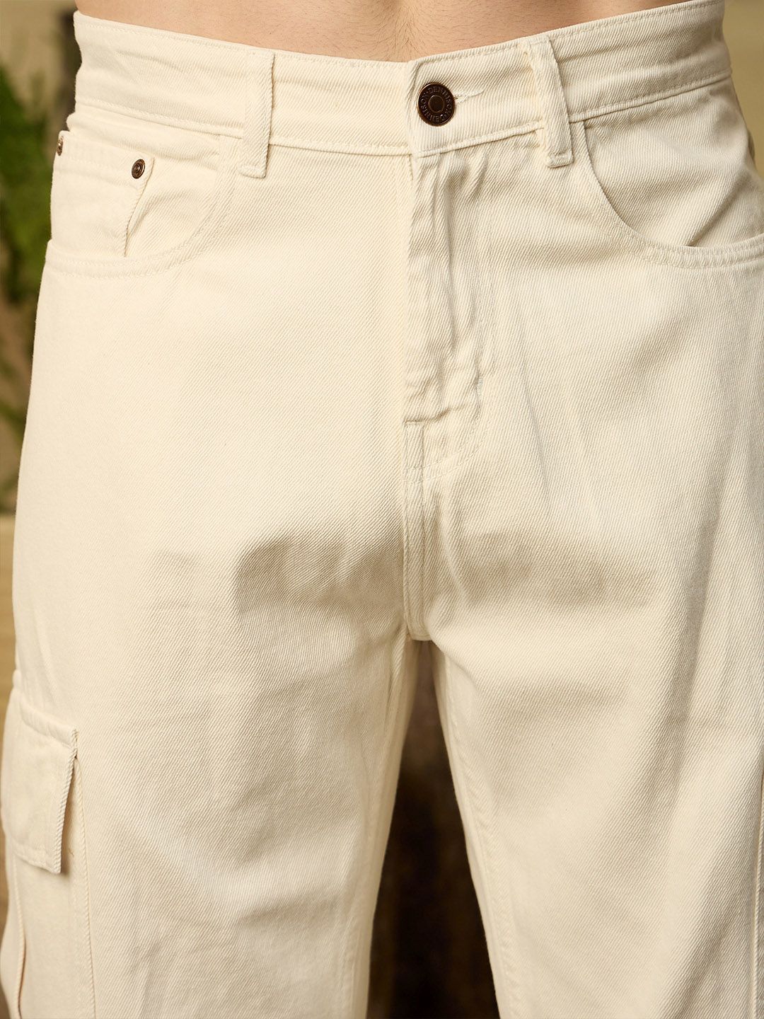 DENNISON Korean Baggy Fit Cargo Jeans