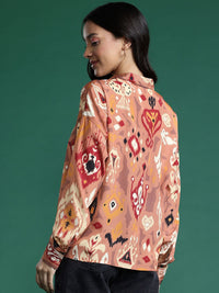 DressBerry Ethnic Motif Printed Casual Shirt