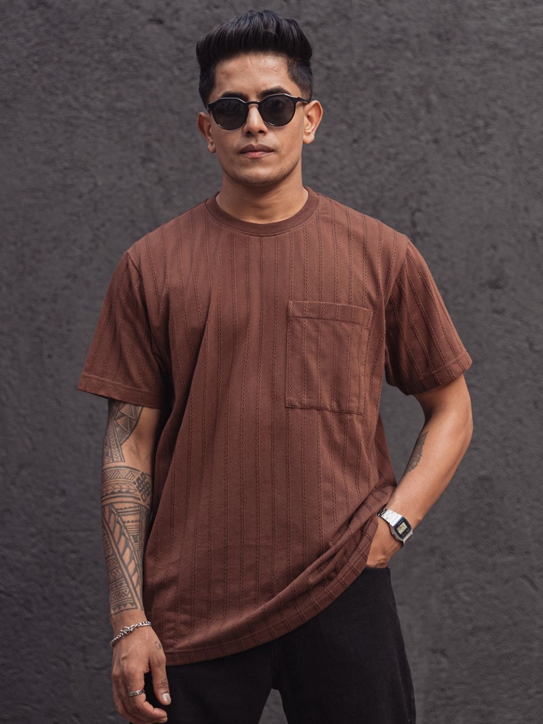 Powerlook Men Pockets T-shirt