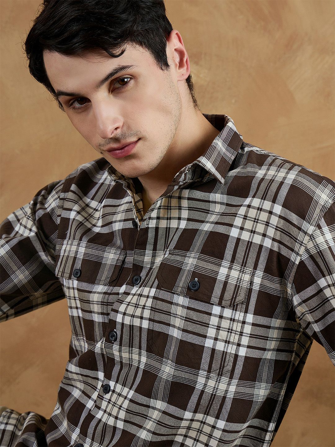 Oversized Checkered Shirt