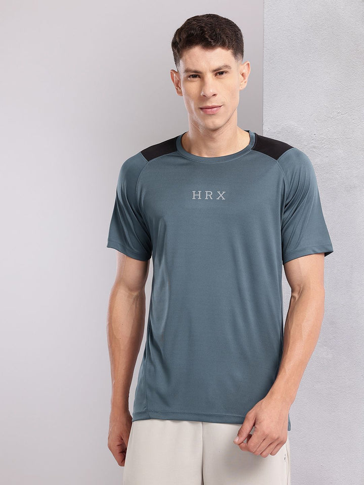 HRX by Hrithik Roshan Brand Logo Print Training T-shirt