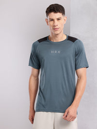 HRX by Hrithik Roshan Brand Logo Print Training T-shirt