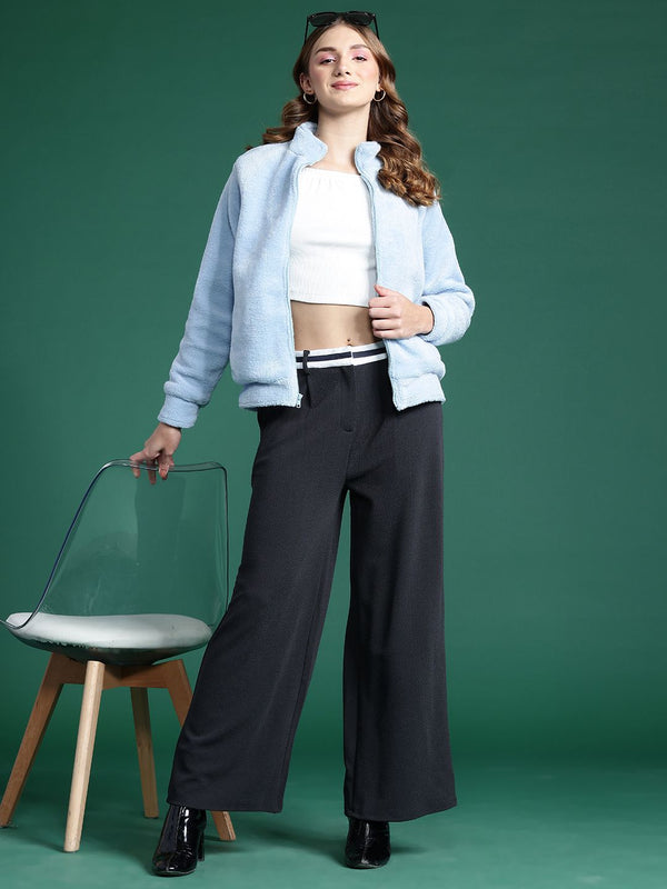 DressBerry Women Faux Fur Tailored Jacket