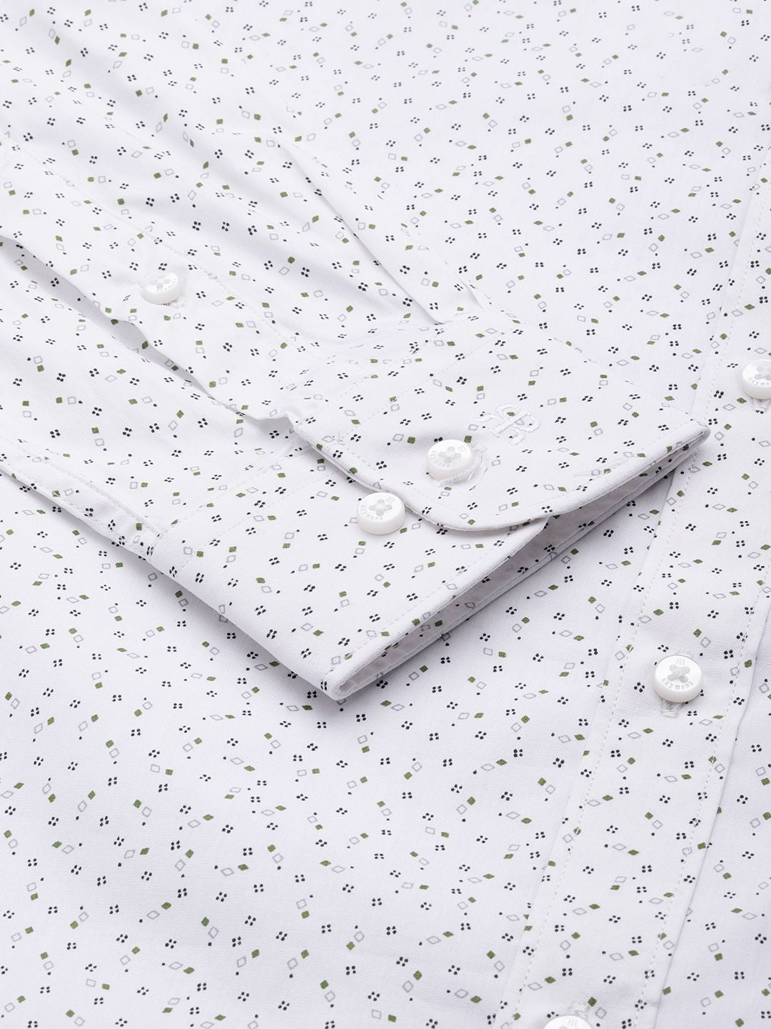 Raymond Pure Cotton Slim Fit Printed Formal Shirt