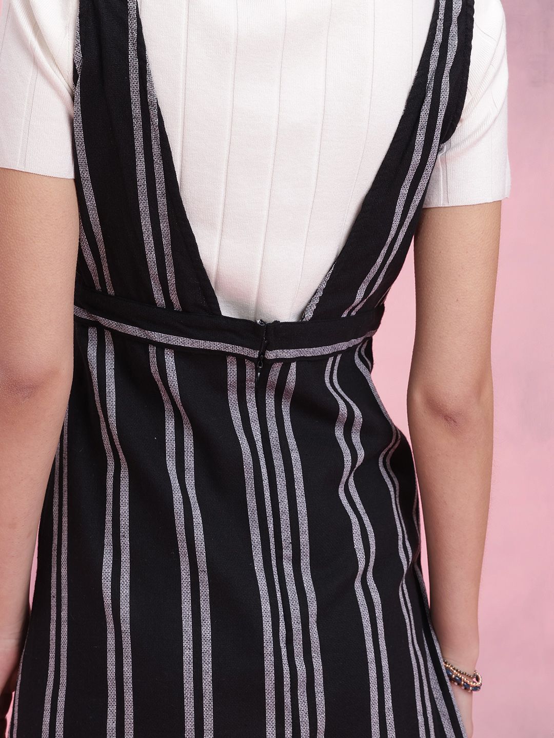 DressBerry Striped A-Line Dress