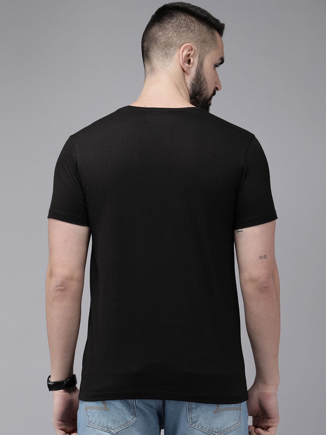 SPYKAR Printed Slim Fit T-shirt