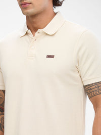 SPYKAR Men Polo Collar Solid Slim Fit T-shirt