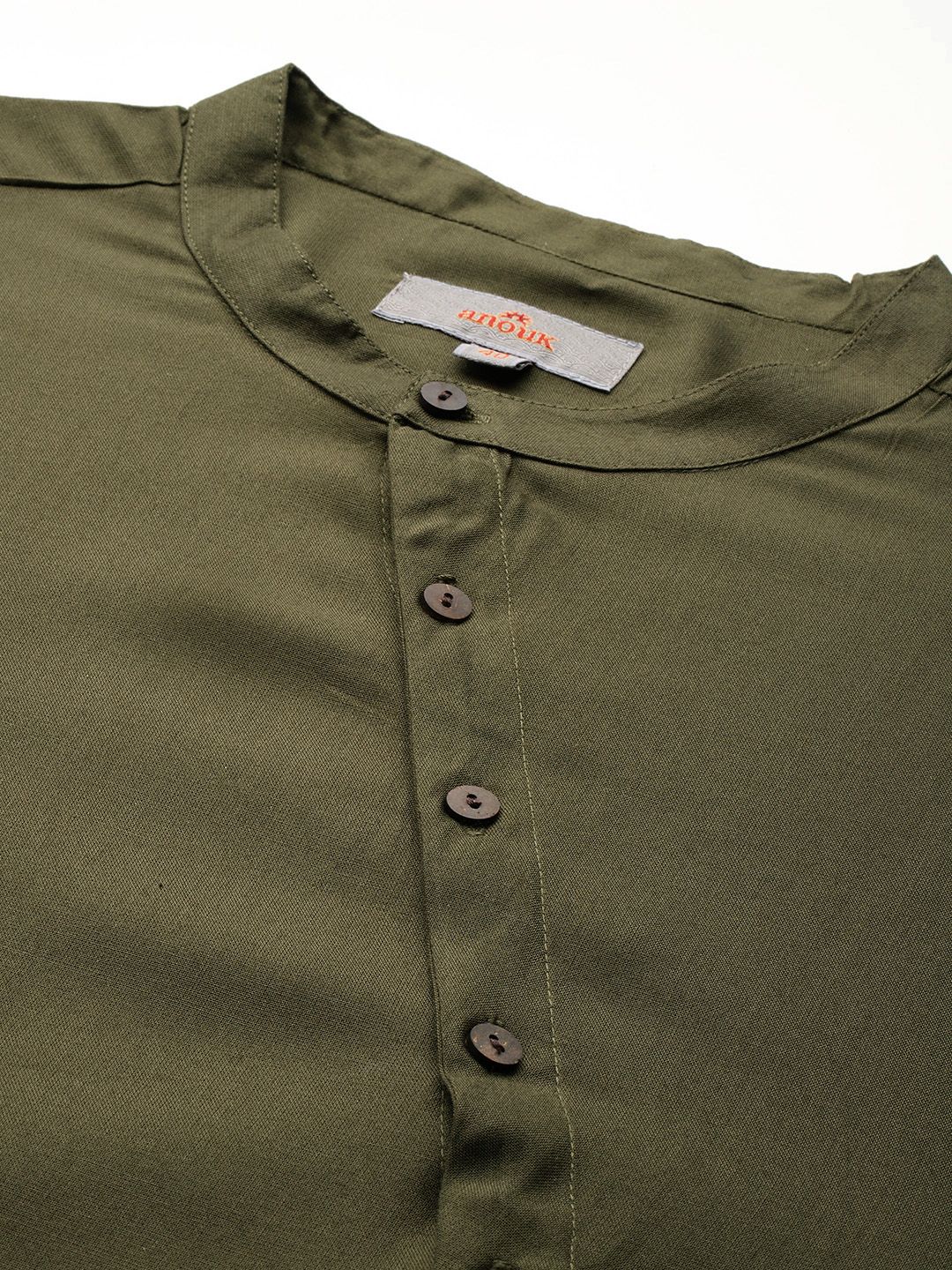 Anouk Roll-Up Sleeves Asymmetric Kurta