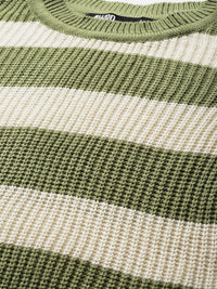 DressBerry Striped Sweater Vest