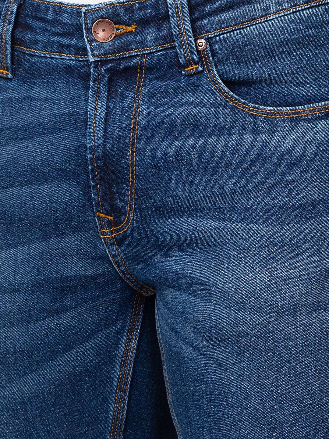 SPYKAR Men Super Skinny Fit Low-Rise Light Fade Cotton Jeans