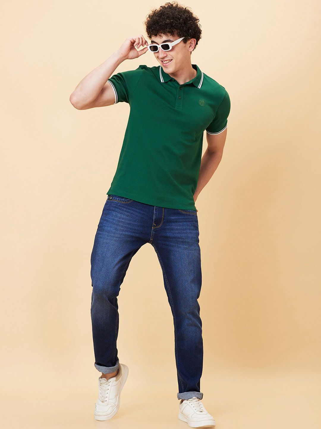 Being Human Men Slim Fit Mid Rise Clean Look Light Fade Jeans