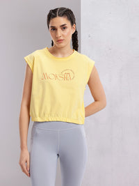 HRX by Hrithik Roshan Women Typography Printed Extended Sleeves Pure Cotton T-shirt