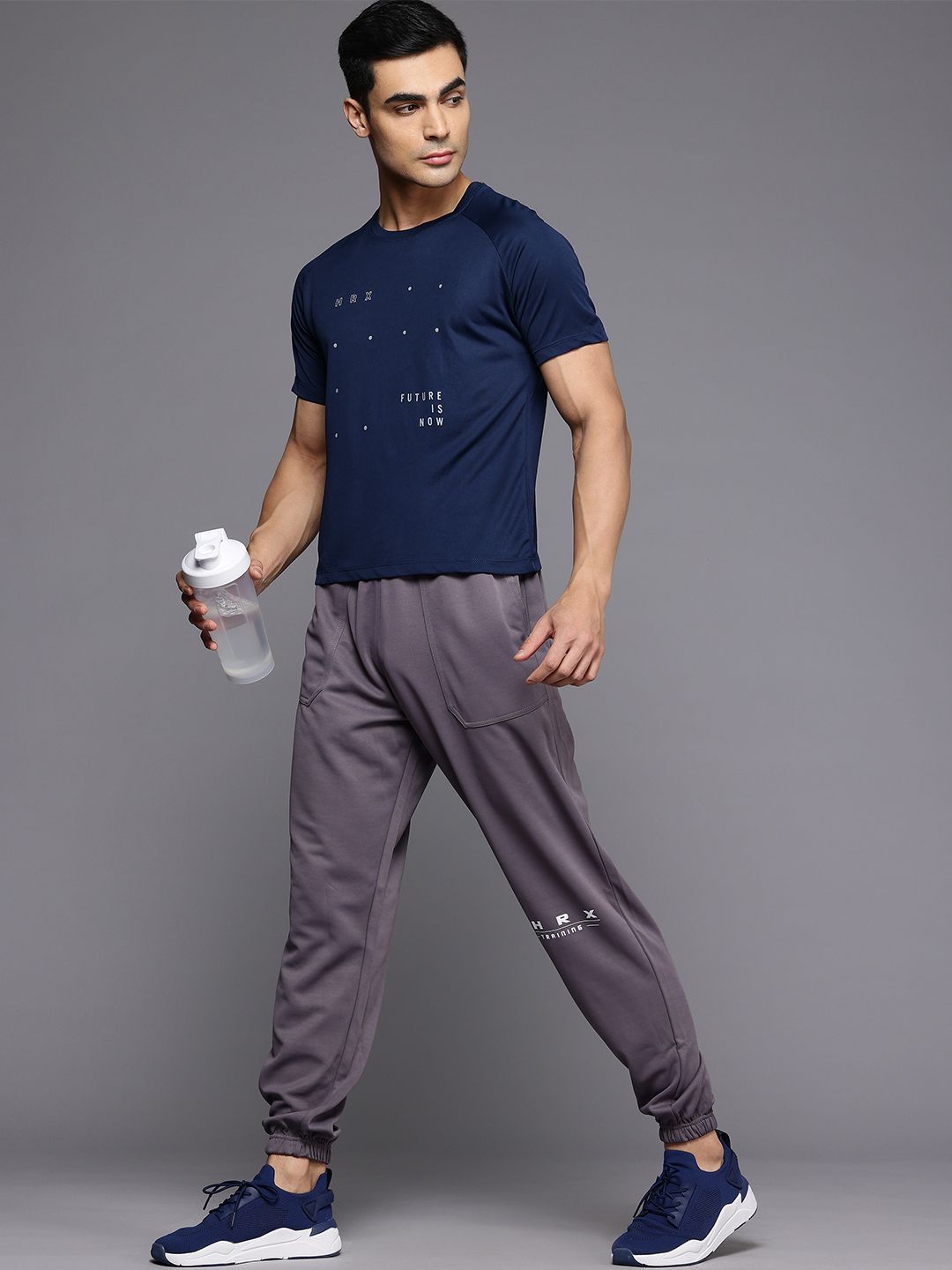 HRX by Hrithik Roshan Printed Running Rapid-Dry T-shirt