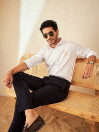 DENNISON Smart Spread Collar Casual Shirt