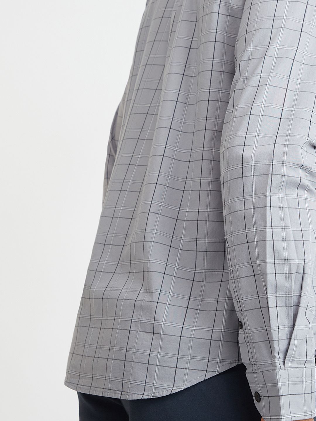 Park Avenue Slim Fit Checked Pure Cotton Casual Shirt